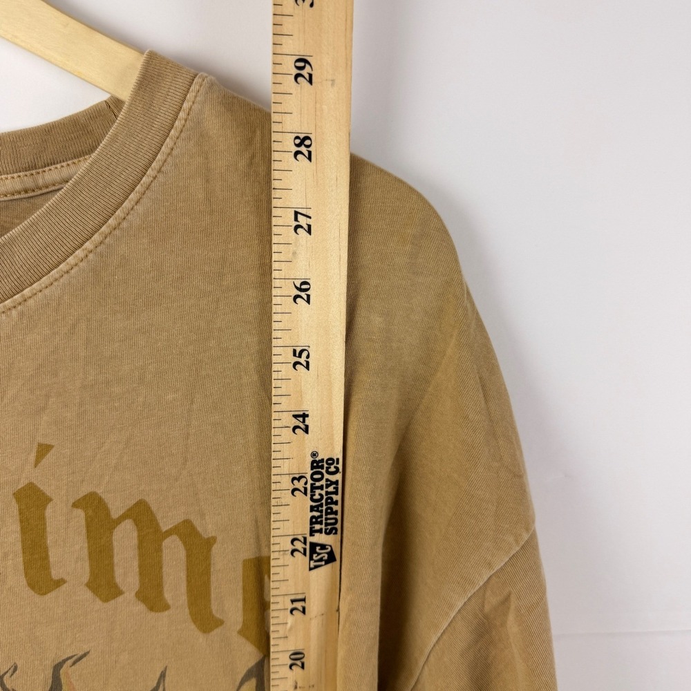 American Eagle Sublime Tee XS Tan Graphic Band Shirt Grunge Oversized - Picture 6 of 8